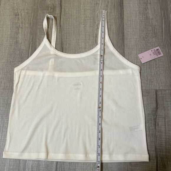 NWT Wild Fable Ribbed Tank Top White Sleeveless Basic Women’s Size 1X Plus - Picture 12 of 14